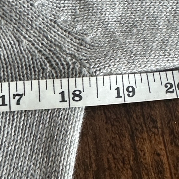 Leith | “Easy Circle” Wool Blend, Lightweight Longer Cardigan - Picture 9 of 10